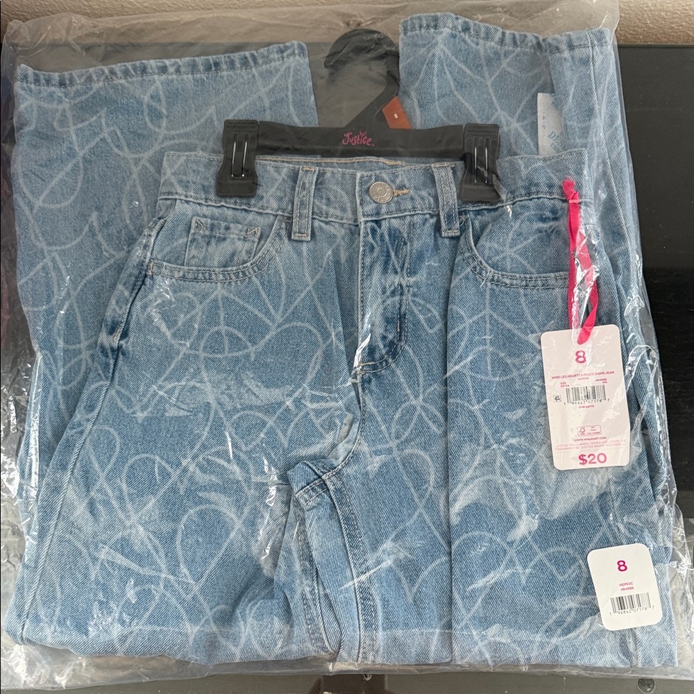 Justice Light Blue Kids Jeans